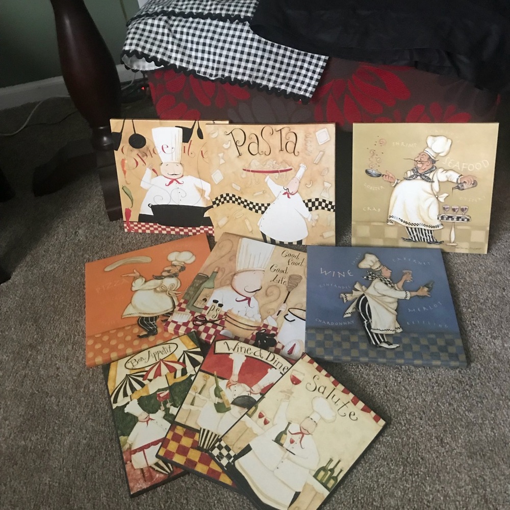 Italian kitchen/dining decor and valence